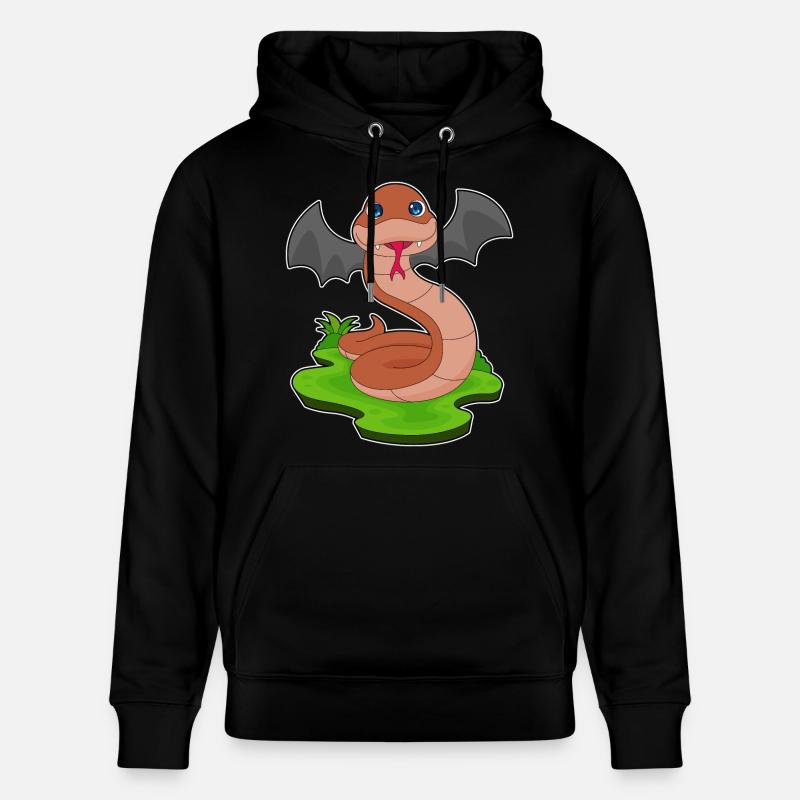Chauve-souris serpent - Sweat à capuche bio CRUISER Stanley/Stella Unisexe - noir