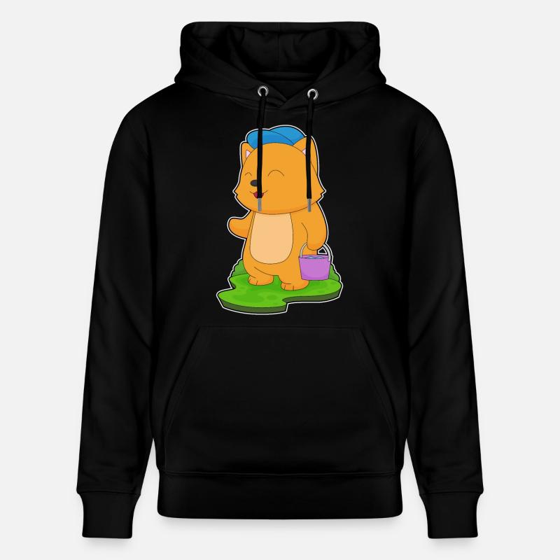 Seau d’eau pour chat - Sweat à capuche bio CRUISER Stanley/Stella Unisexe - noir