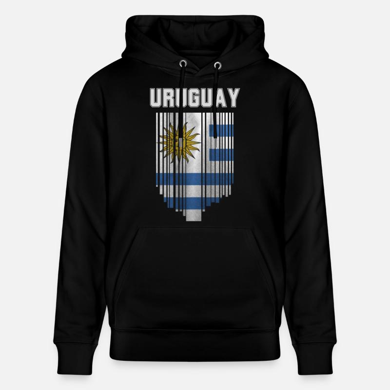 Drapeau de l’Uruguay, fierté uruguayenne - Sweat à capuche bio CRUISER Stanley/Stella Unisexe - noir