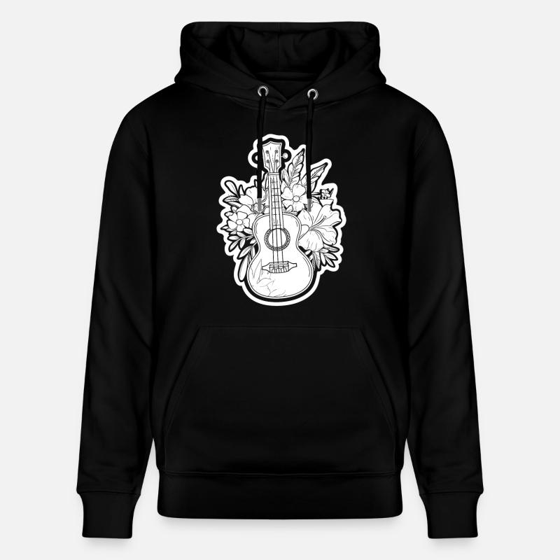 Ukulele Comic Look - Stanley/Stella Unisex Bio-Hoodie CRUISER  - Schwarz