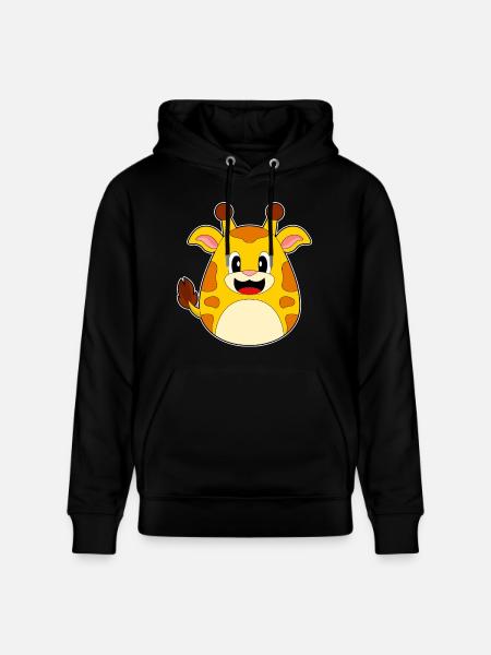 Giraffe Ostern Osterei - Stanley/Stella Unisex Bio-Hoodie CRUISER  - Schwarz