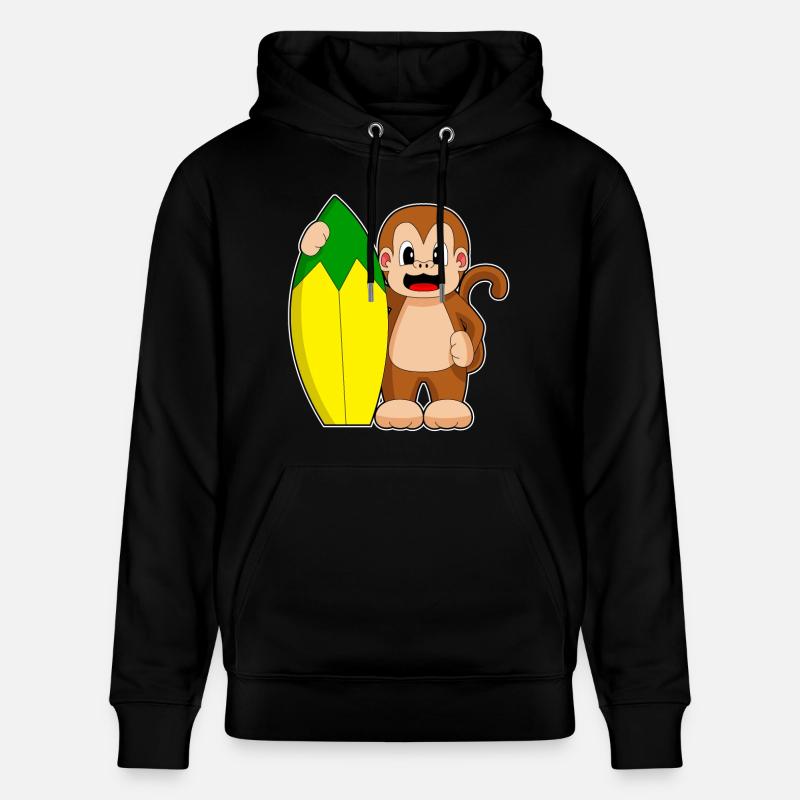 Monkey Banana Surf - Sweat à capuche bio CRUISER Stanley/Stella Unisexe - noir