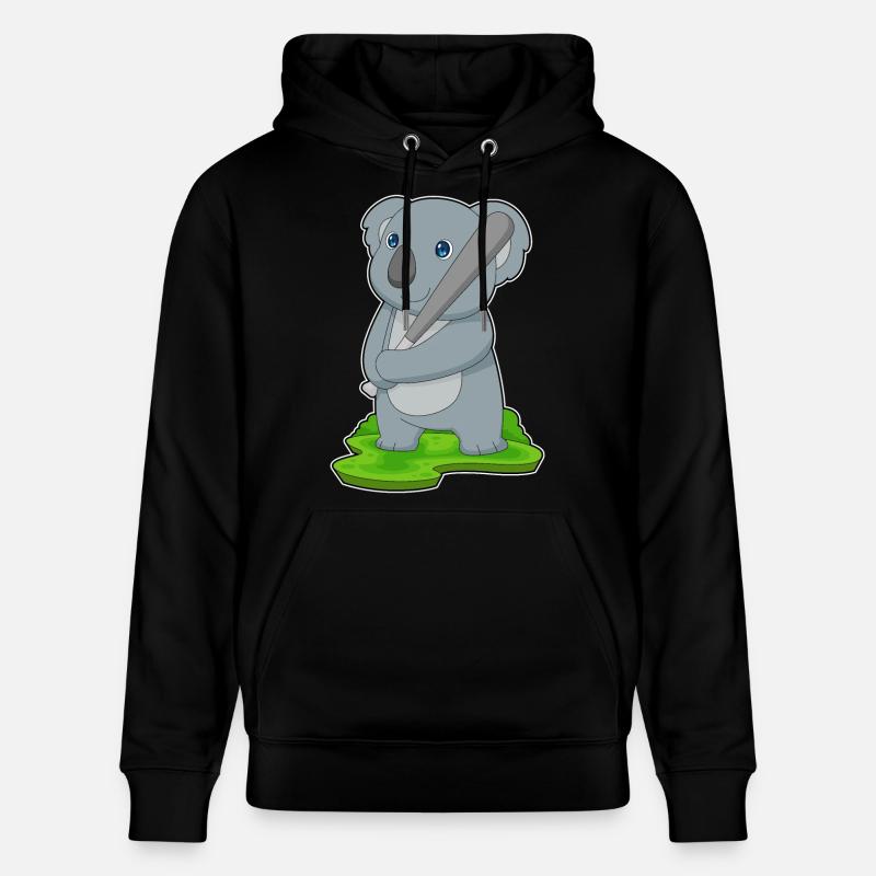 Koala Baseball Batte de Baseball - Sweat à capuche bio CRUISER Stanley/Stella Unisexe - noir