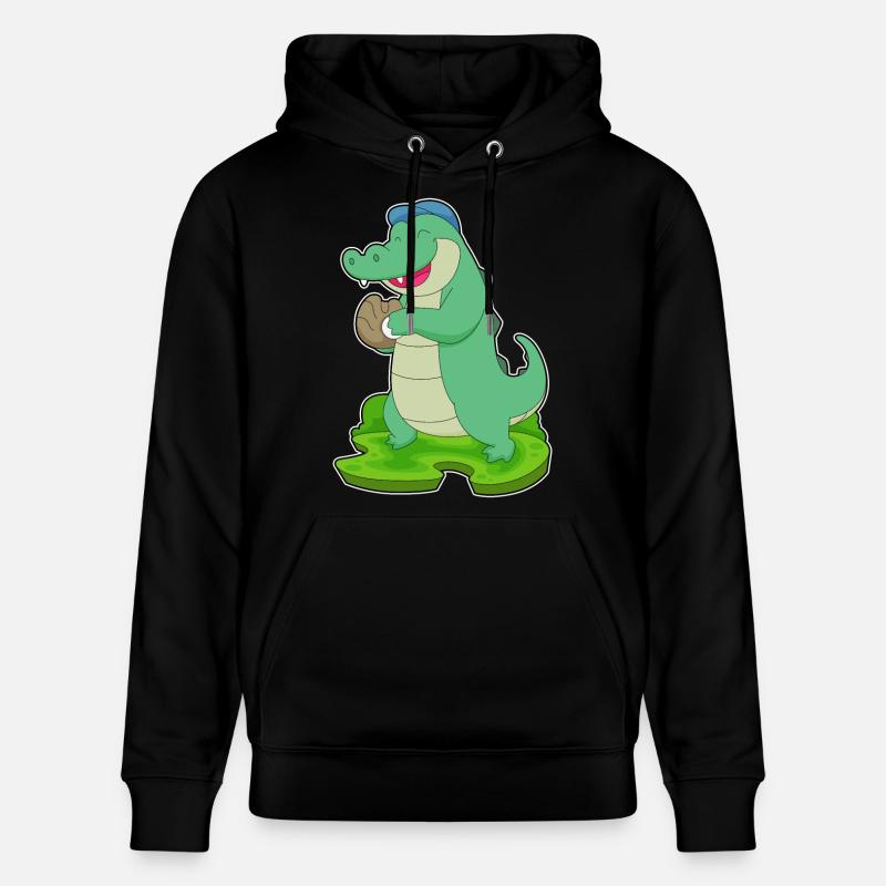 Gant de baseball en crocodile - Sweat à capuche bio CRUISER Stanley/Stella Unisexe - noir