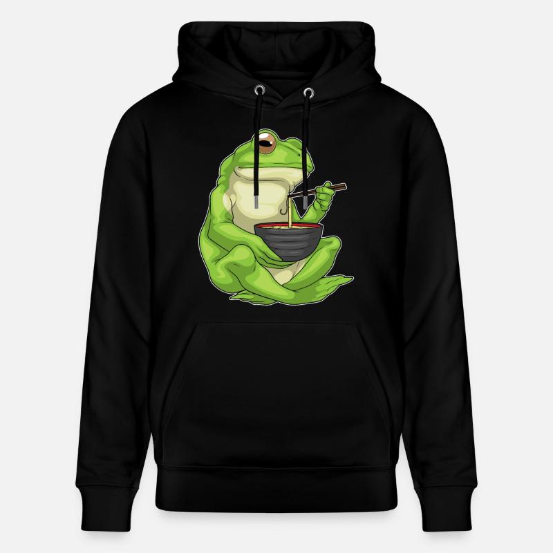Frog Bowl Ramen - Sweat à capuche bio CRUISER Stanley/Stella Unisexe - noir