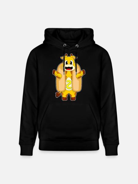 Girafe Hotog - Sweat à capuche bio CRUISER Stanley/Stella Unisexe - noir
