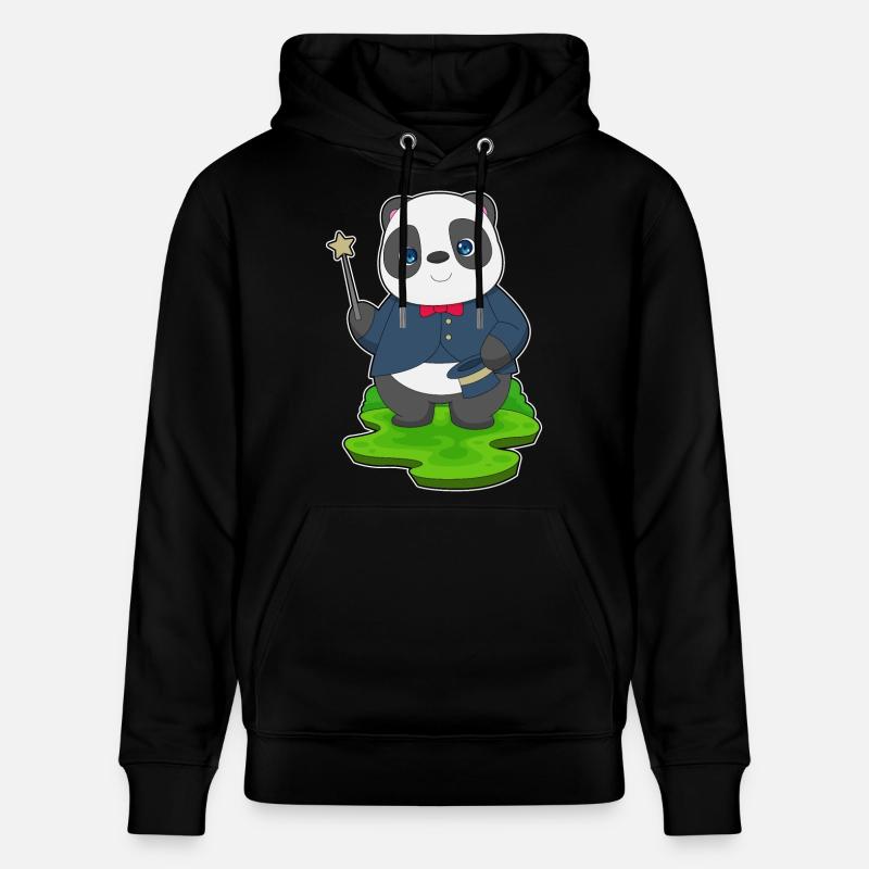 Baguette de sorcier panda - Sweat à capuche bio CRUISER Stanley/Stella Unisexe - noir