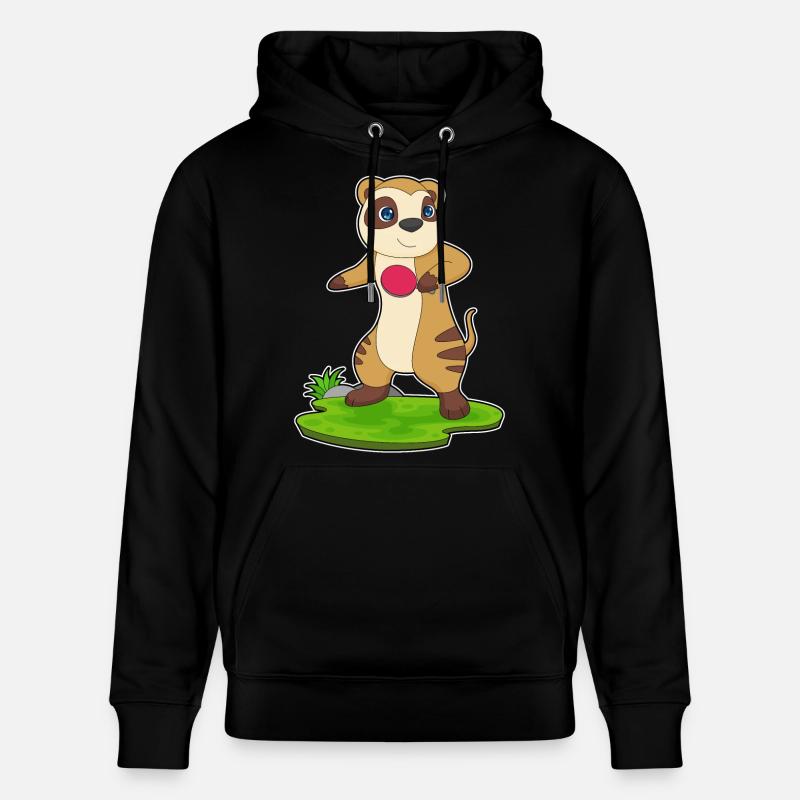 Raquette de ping-pong Meerkat - Sweat à capuche bio CRUISER Stanley/Stella Unisexe - noir