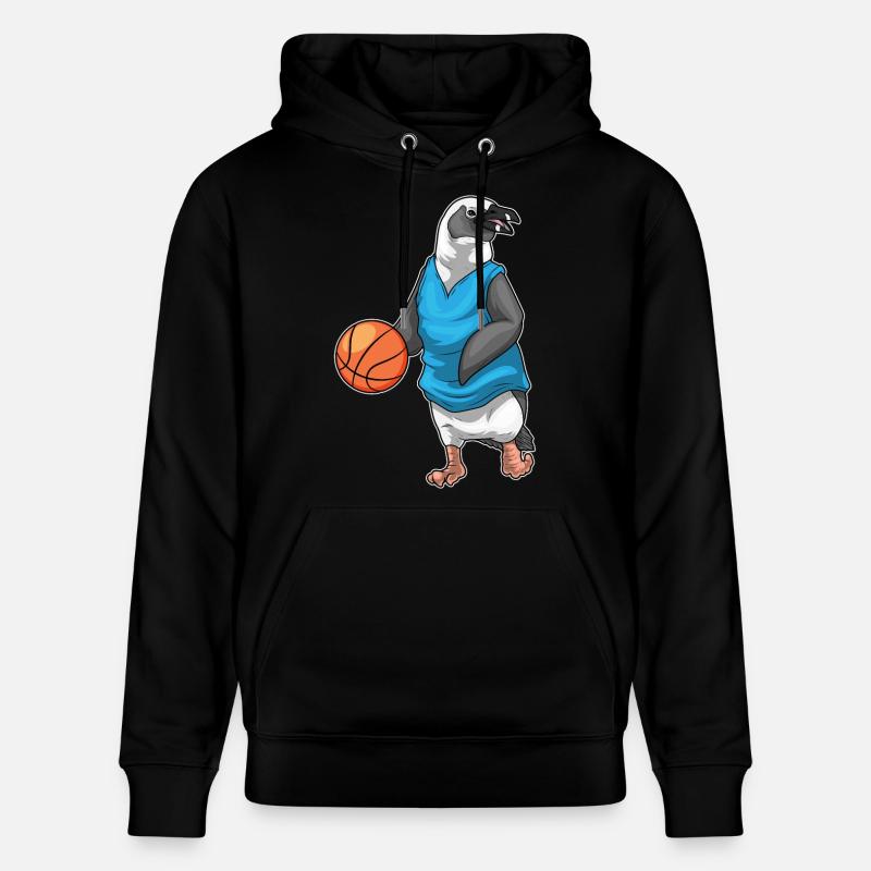 Penguin Basketteur Basketteur - Sweat à capuche bio CRUISER Stanley/Stella Unisexe - noir