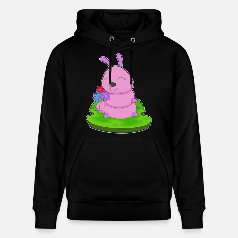 Fleurs de chenille - Sweat à capuche bio CRUISER Stanley/Stella Unisexe - noir