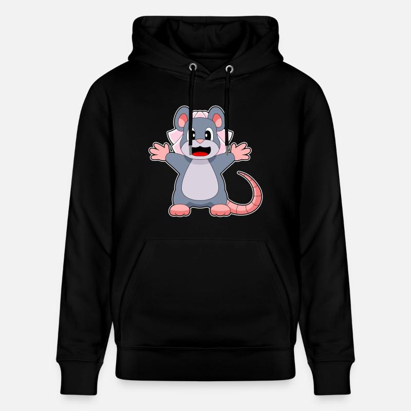 Souris Voile de mariée mariage - Sweat à capuche bio CRUISER Stanley/Stella Unisexe - noir