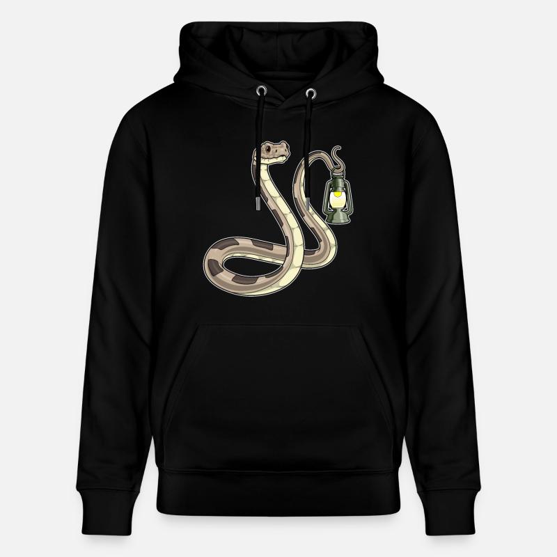 Lanterne serpent - Sweat à capuche bio CRUISER Stanley/Stella Unisexe - noir