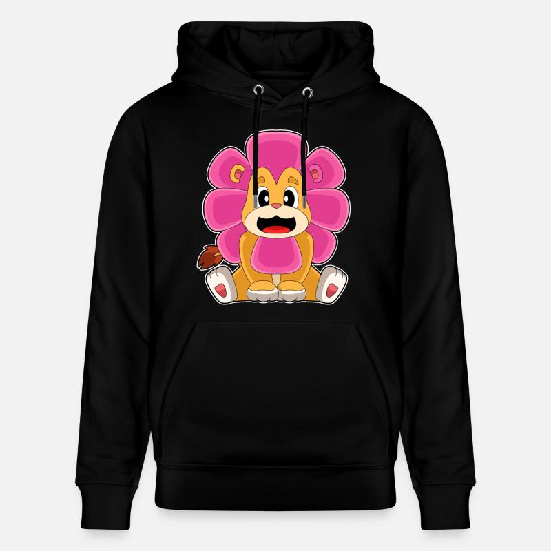 Fleur de lion - Sweat à capuche bio CRUISER Stanley/Stella Unisexe - noir