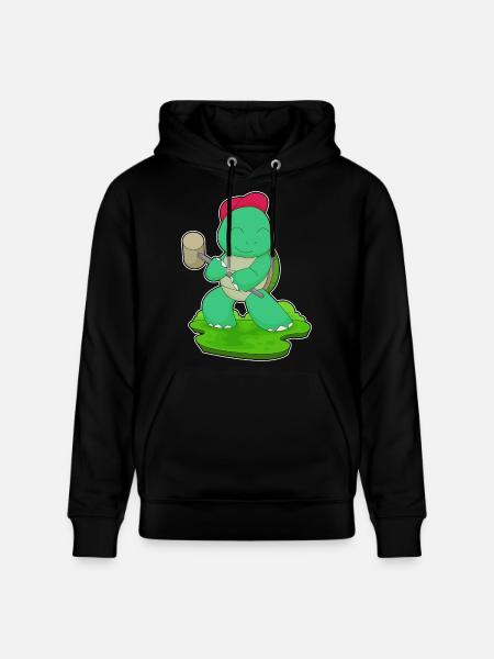 Turtle Artisan Hammer Craft - Stanley/Stella CRUISER Unisex Organic Hoodie - black