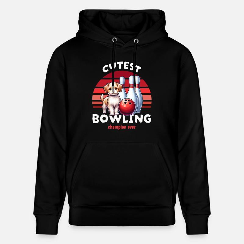 Bowling pour chien - Sweat à capuche bio CRUISER Stanley/Stella Unisexe - noir