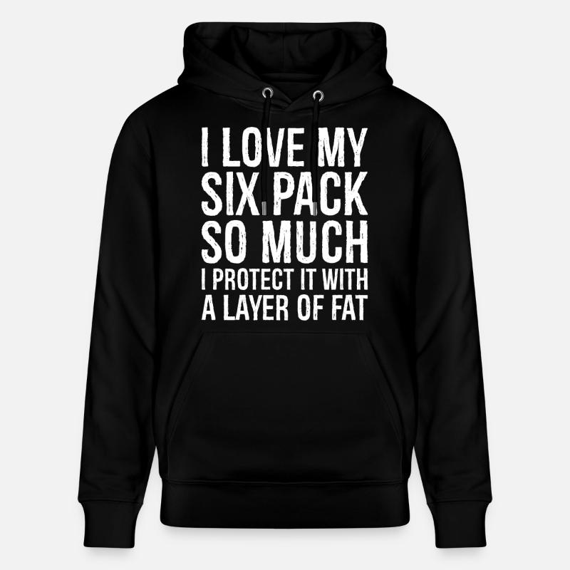 J’aime tellement mon pack de six - Sweat à capuche bio CRUISER Stanley/Stella Unisexe - noir