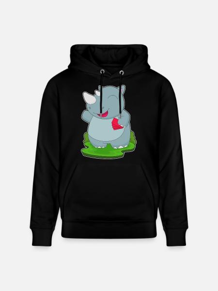 Nashorn Poker Pokerkarten - Stanley/Stella Unisex Bio-Hoodie CRUISER  - Schwarz