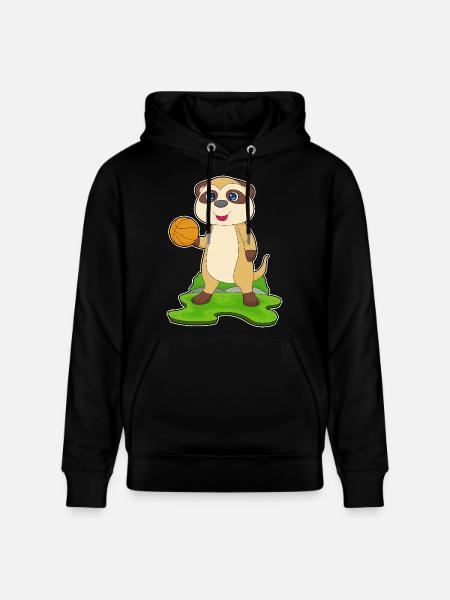 Meerkat Basketteur Basketteur - Sweat à capuche bio CRUISER Stanley/Stella Unisexe - noir