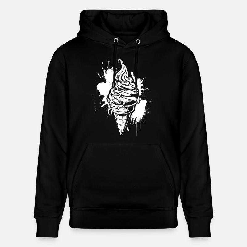 Glace - Sweat à capuche bio CRUISER Stanley/Stella Unisexe - noir