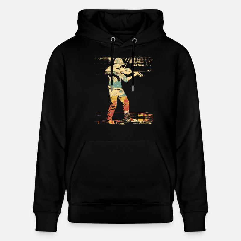 Violon Style BD - Sweat à capuche bio CRUISER Stanley/Stella Unisexe - noir