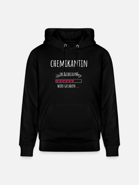 Chemikantin Ausbildung Beruf Geschenk - Stanley/Stella Unisex Bio-Hoodie CRUISER - Schwarz