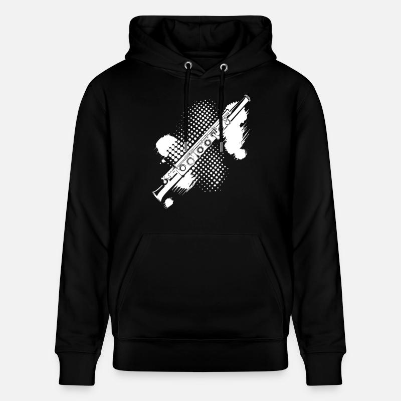 Teinture de flûte - Sweat à capuche bio CRUISER Stanley/Stella Unisexe - noir