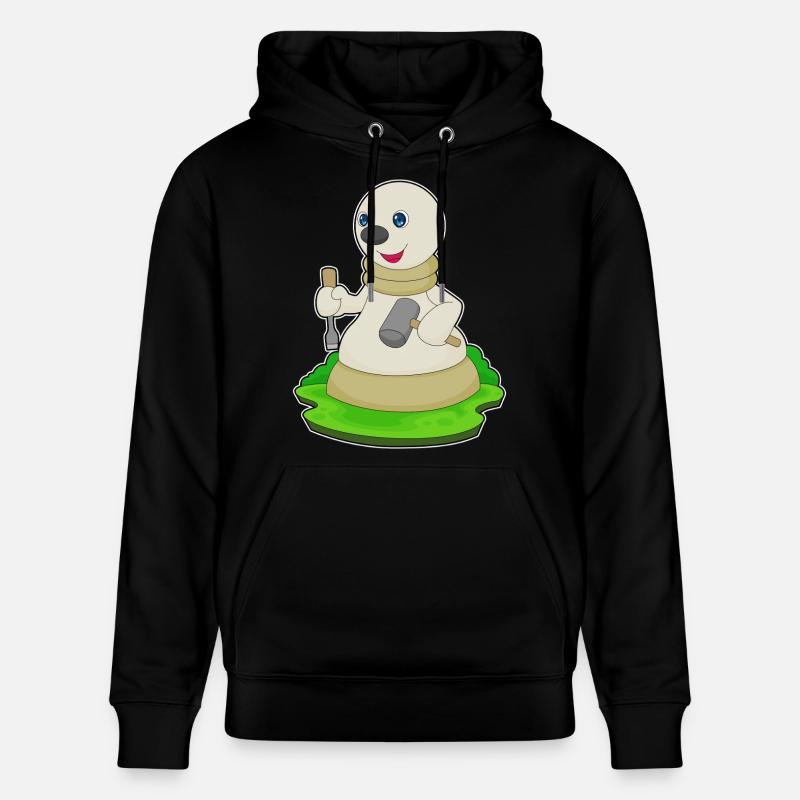 Schachfigur Bauer Schach - Stanley/Stella Unisex Bio-Hoodie CRUISER - Schwarz