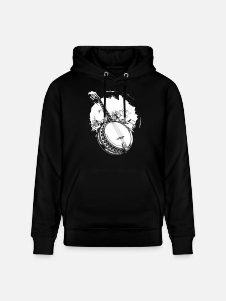 Banjo - Stanley/Stella CRUISER Unisex Organic Hoodie - black
