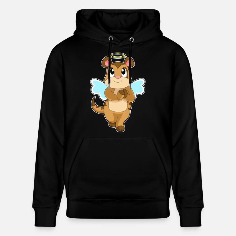 Ailes d’ange suricate - Sweat à capuche bio CRUISER Stanley/Stella Unisexe - noir