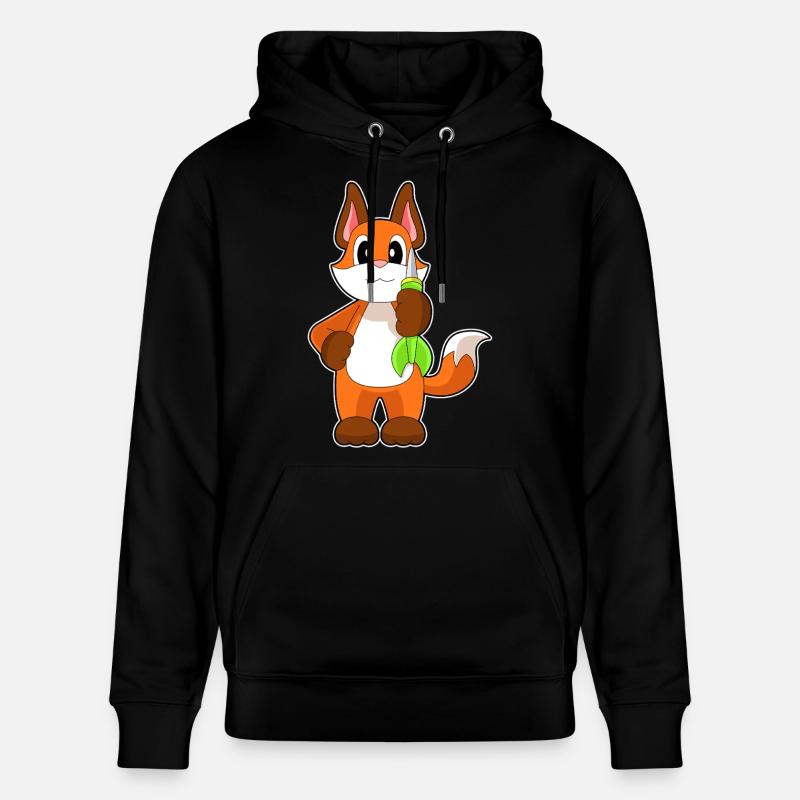 Fléchette renard - Sweat à capuche bio CRUISER Stanley/Stella Unisexe - noir