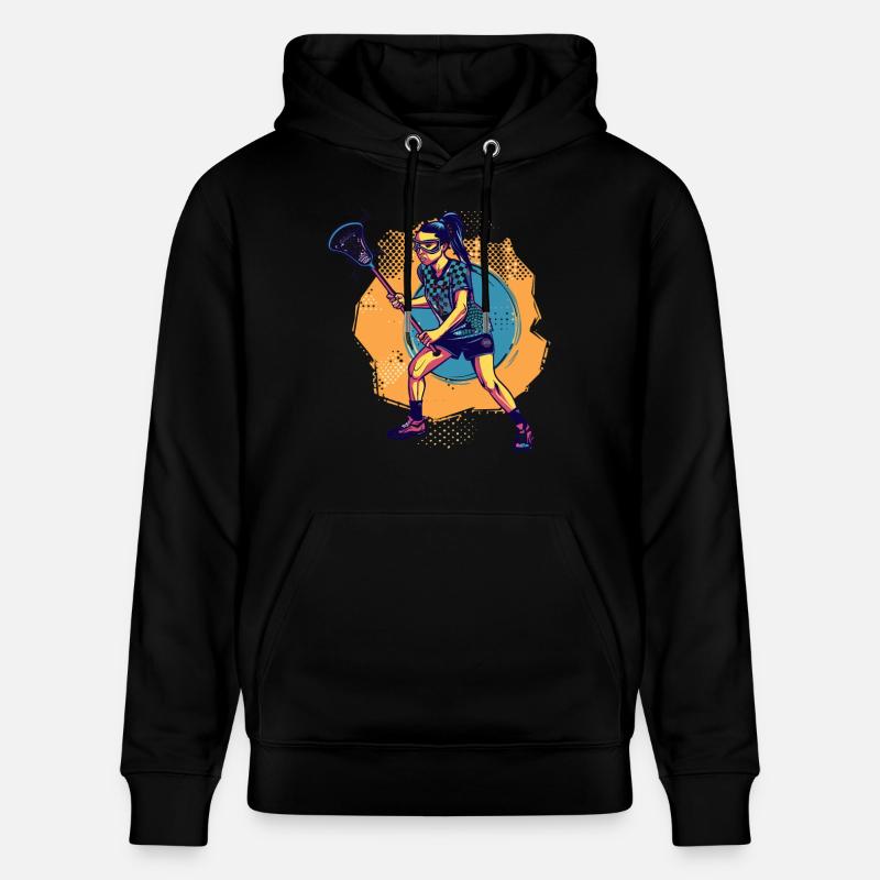 Filles de crosse à l’ancienne - Sweat à capuche bio CRUISER Stanley/Stella Unisexe - noir