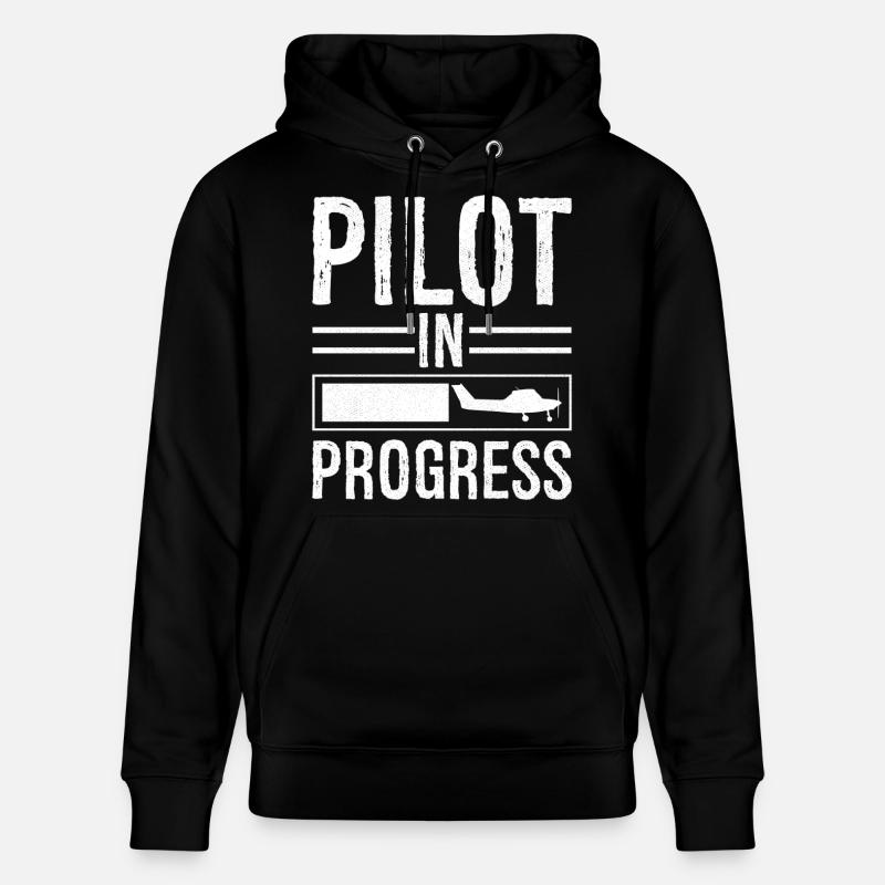 Pilote en cours - Sweat à capuche bio CRUISER Stanley/Stella Unisexe - noir