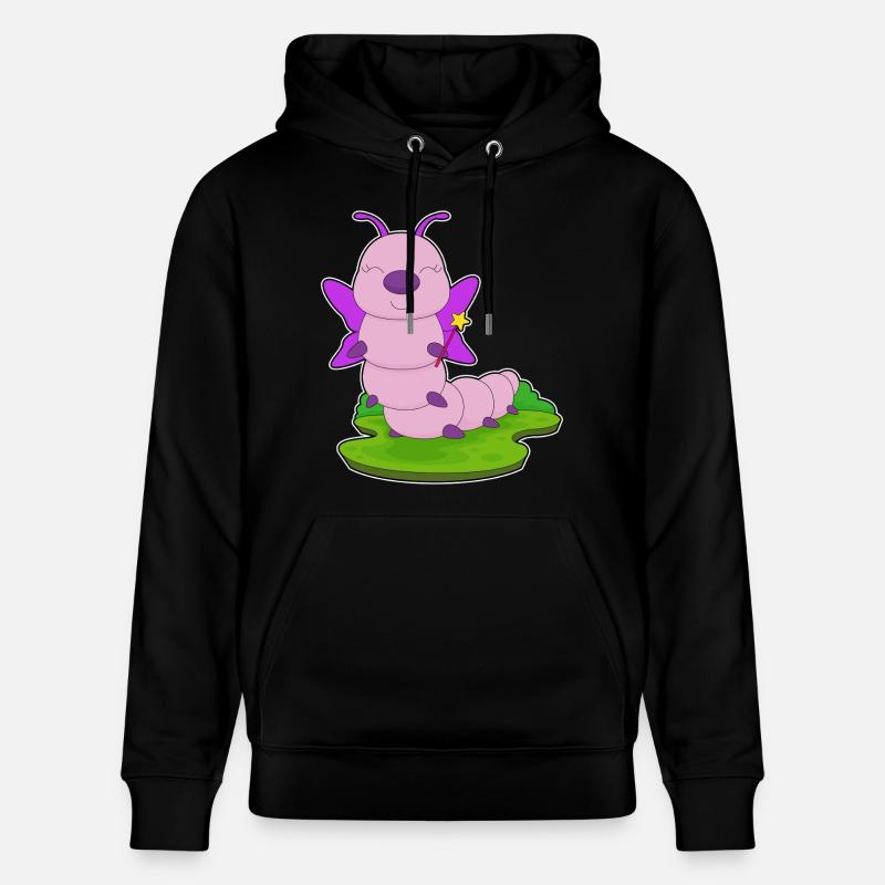 Baguette de fée chenille - Sweat à capuche bio CRUISER Stanley/Stella Unisexe - noir