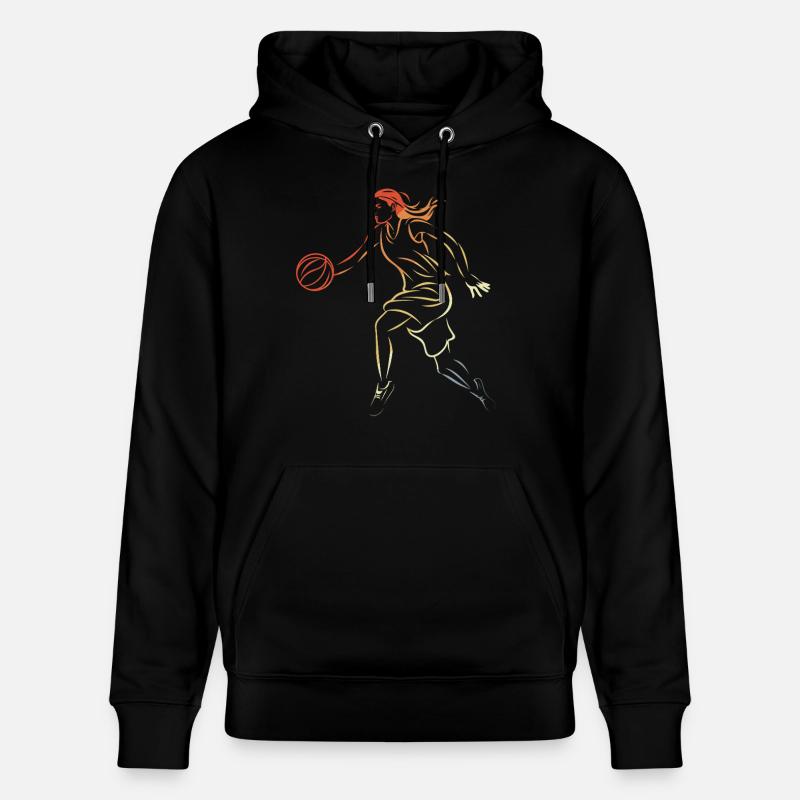 Basketteuse - Sweat à capuche bio CRUISER Stanley/Stella Unisexe - noir