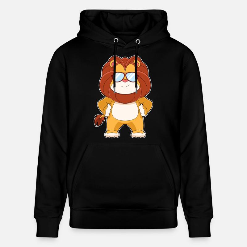 Lunettes de soleil Lion - Sweat à capuche bio CRUISER Stanley/Stella Unisexe - noir