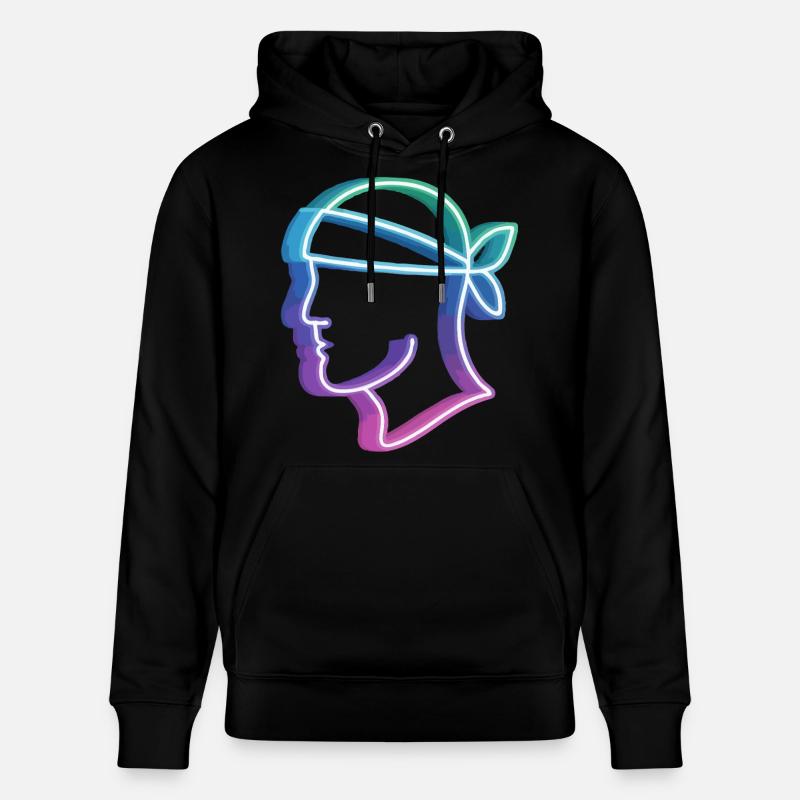 Testa Mora Neon - Sweat à capuche bio CRUISER Stanley/Stella Unisexe - noir