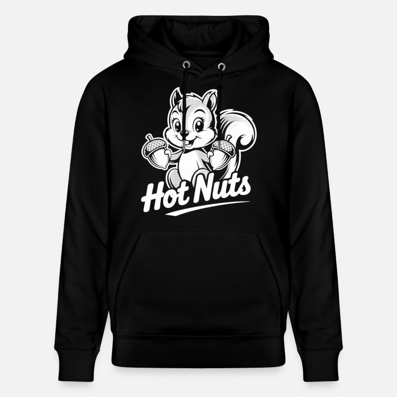 Chemise Hot Nuts Écureuil - Sweat à capuche bio CRUISER Stanley/Stella Unisexe - noir