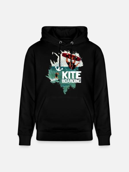 Ride the Wind - Stanley/Stella CRUISER Unisex Organic Hoodie - black