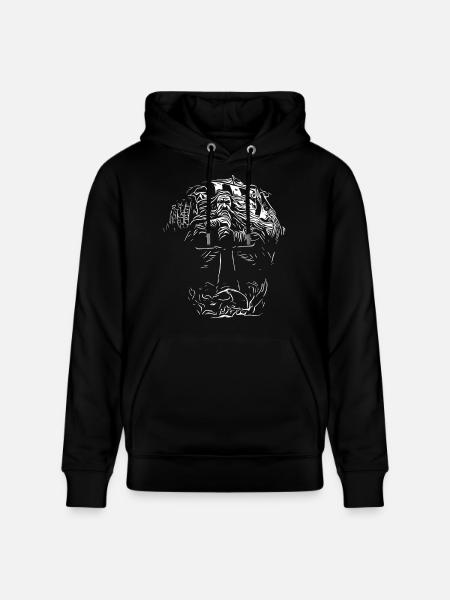 Nordic power - Stanley/Stella CRUISER Unisex Organic Hoodie - black