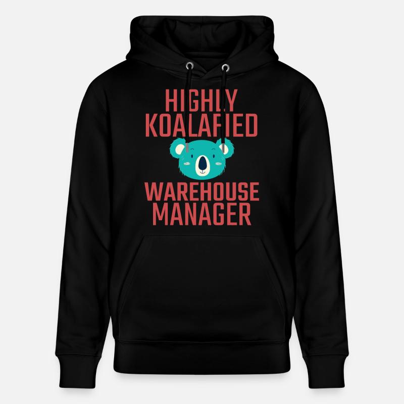 Responsable d’entrepôt Koalafied - Sweat à capuche bio CRUISER Stanley/Stella Unisexe - noir