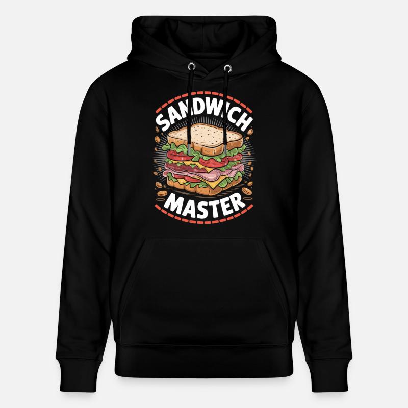 Sandwich Master T-Shirt - Sweat à capuche bio CRUISER Stanley/Stella Unisexe - noir