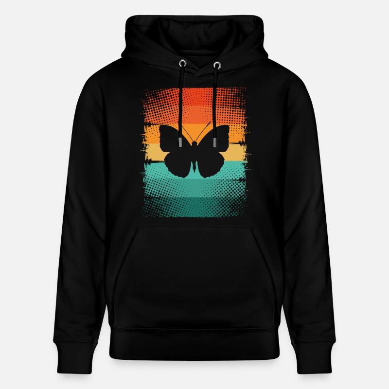Papillon - Sweat à capuche bio CRUISER Stanley/Stella Unisexe - noir
