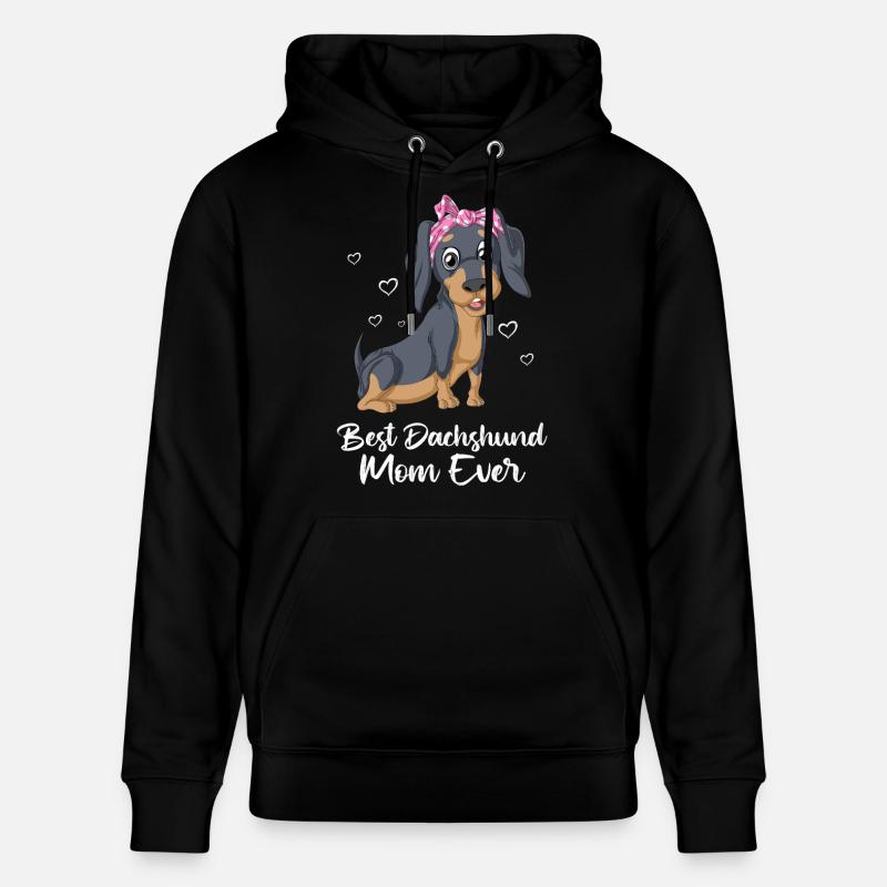 maman teckel - Sweat à capuche bio CRUISER Stanley/Stella Unisexe - noir