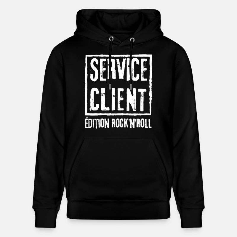 SERVICE CLIENT Edition Rock N Roll - Sweat à capuche bio CRUISER Stanley/Stella Unisexe - noir