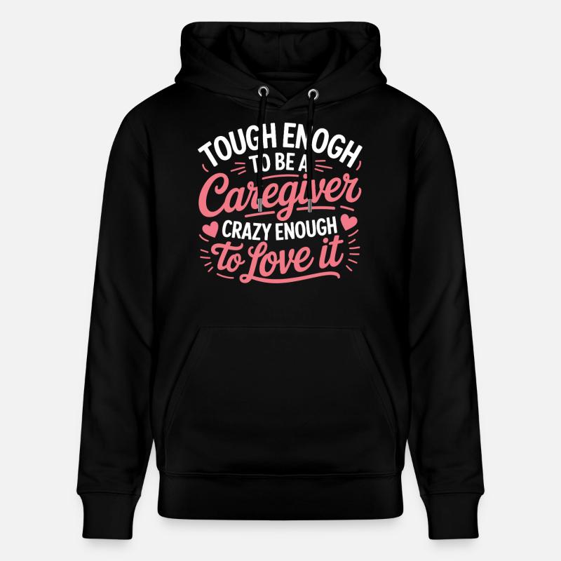 Gardien Pride Script Rose - Sweat à capuche bio CRUISER Stanley/Stella Unisexe - noir