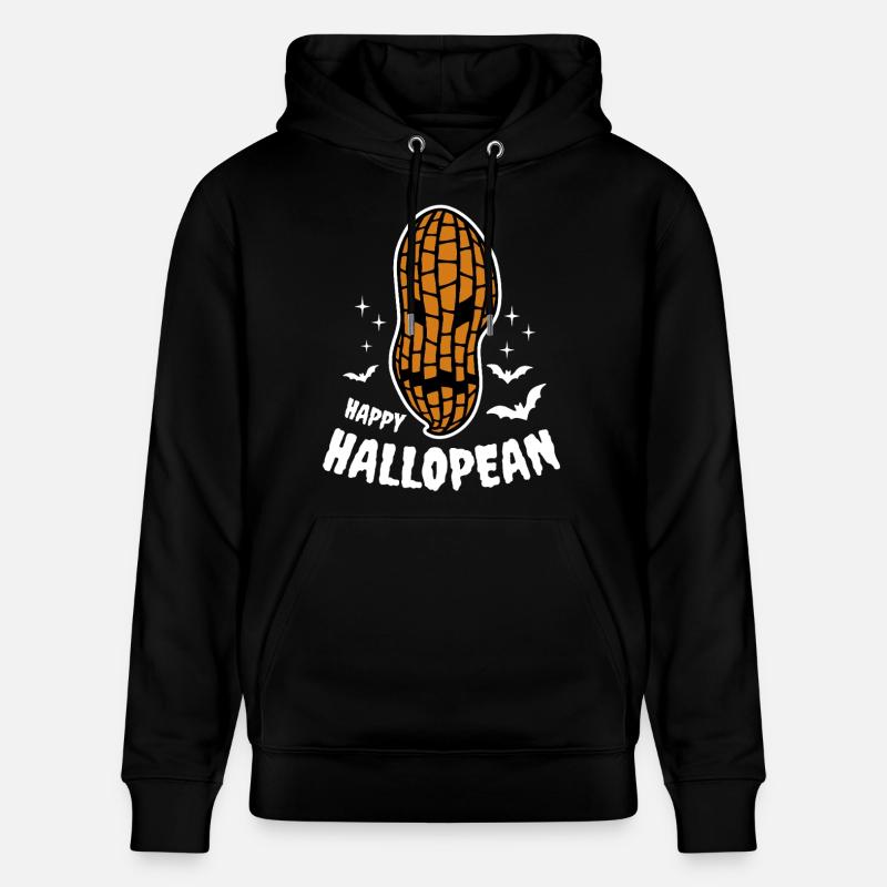 Déguisement d'Halloween : Cacahuète effrayante - Sweat à capuche bio CRUISER Stanley/Stella Unisexe - noir