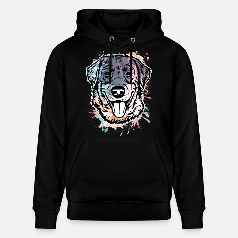 Labrador Retriever - Sweat à capuche bio CRUISER Stanley/Stella Unisexe - noir