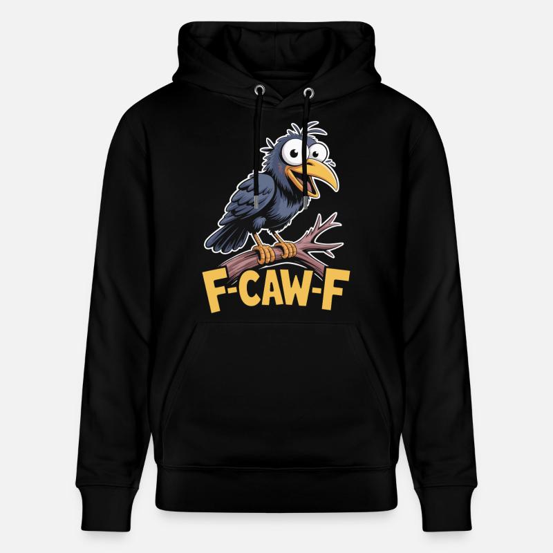 F-Caw-F Meme Crow - Sweat à capuche bio CRUISER Stanley/Stella Unisexe - noir