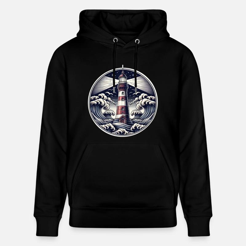 phare - Sweat à capuche bio CRUISER Stanley/Stella Unisexe - noir