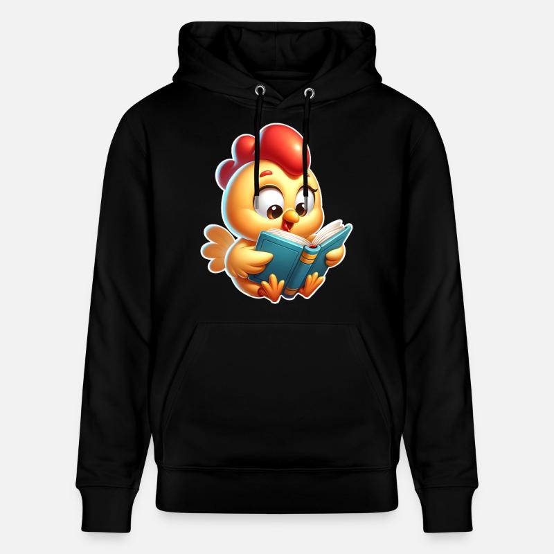 Lecture de poulet - Sweat à capuche bio CRUISER Stanley/Stella Unisexe - noir